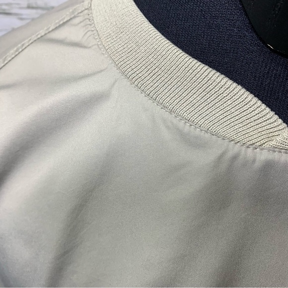 WILSON Vintage 90's Golf Tennis Windbreaker Sweater Long Sleeves Shirt Pockets L - Picture 6 of 14